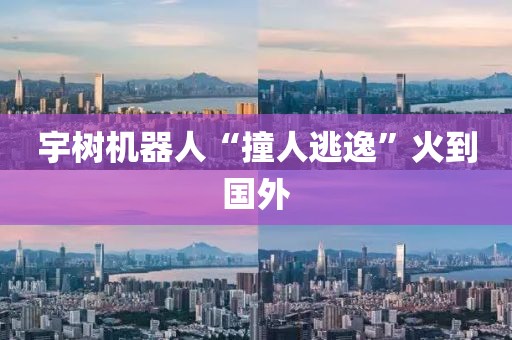 宇树机器人“撞人逃逸”火到国外