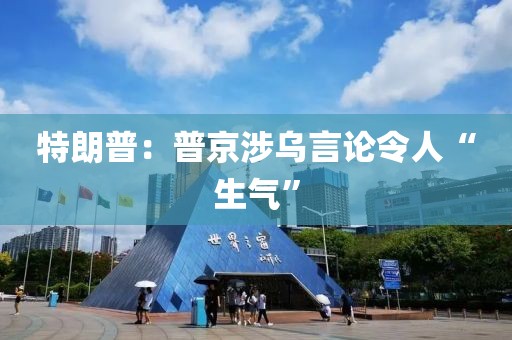 特朗普：普京涉乌言论令人“生气”