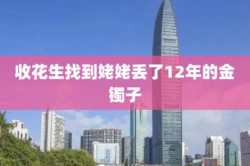 收花生找到姥姥丢了12年的金镯子
