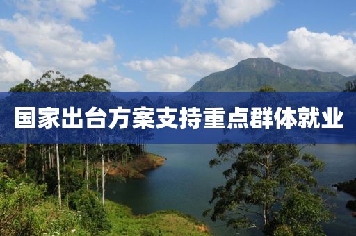 国家出台方案支持重点群体就业