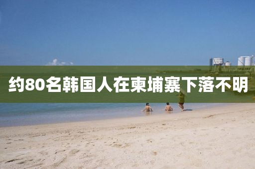 约80名韩国人在柬埔寨下落不明