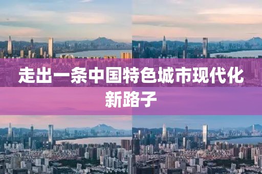 走出一条中国特色城市现代化新路子