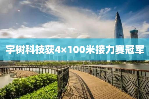 宇树科技获4×100米接力赛冠军