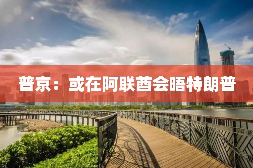 普京：或在阿联酋会晤特朗普