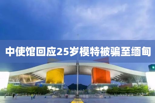 中使馆回应25岁模特被骗至缅甸
