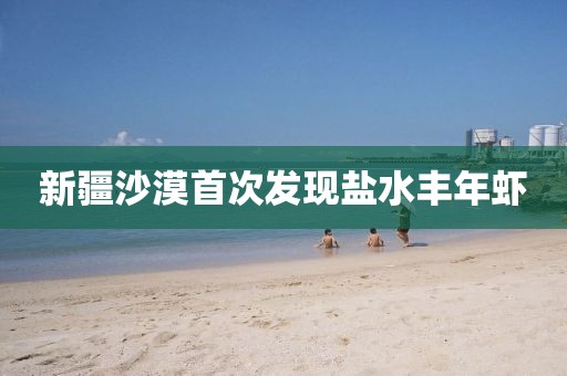 新疆沙漠首次发现盐水丰年虾