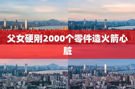 父女硬刚2000个零件造火箭心脏