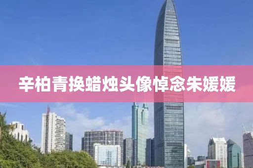 辛柏青换蜡烛头像悼念朱媛媛