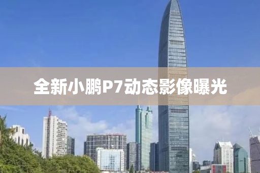 全新小鹏P7动态影像曝光