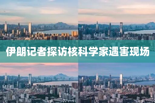 伊朗记者探访核科学家遇害现场