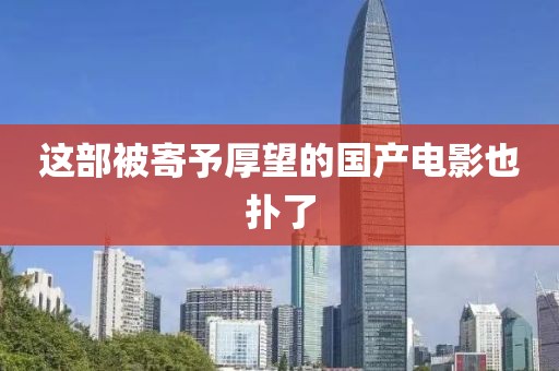 这部被寄予厚望的国产电影也扑了