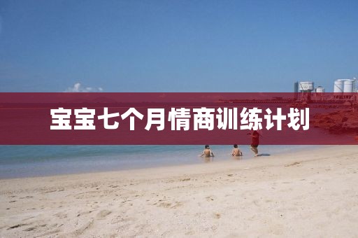 宝宝七个月情商训练计划