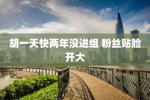 胡一天快两年没进组 粉丝贴脸开大