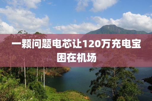一颗问题电芯让120万充电宝困在机场