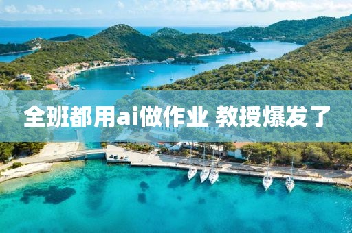 全班都用ai做作业 教授爆发了