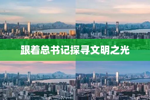 跟着总书记探寻文明之光