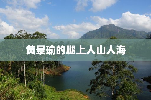 黄景瑜的腿上人山人海