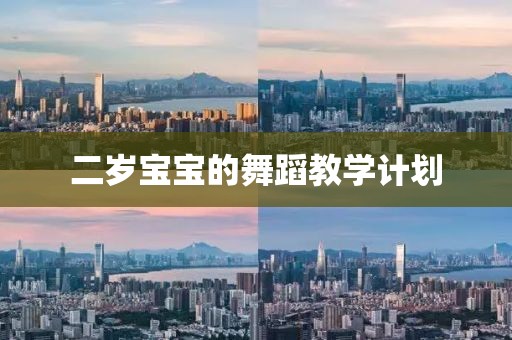 二岁宝宝的舞蹈教学计划