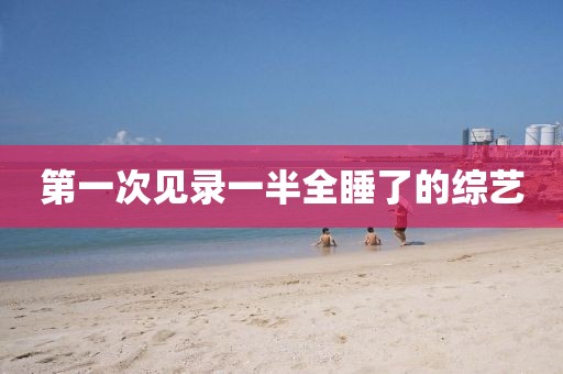 第一次见录一半全睡了的综艺