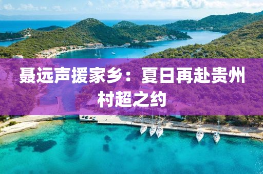 聂远声援家乡：夏日再赴贵州村超之约