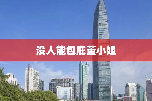 没人能包庇董小姐