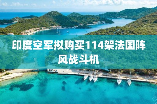 印度空军拟购买114架法国阵风战斗机