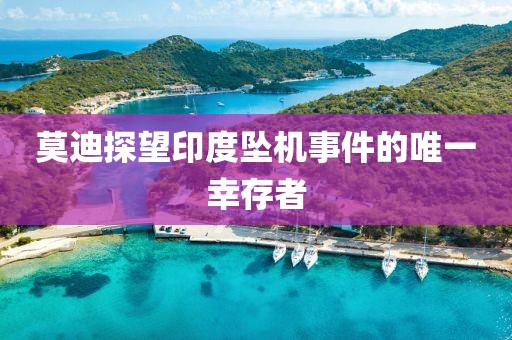 莫迪探望印度坠机事件的唯一幸存者