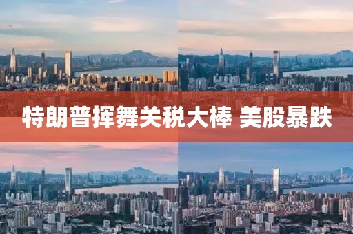 特朗普挥舞关税大棒 美股暴跌