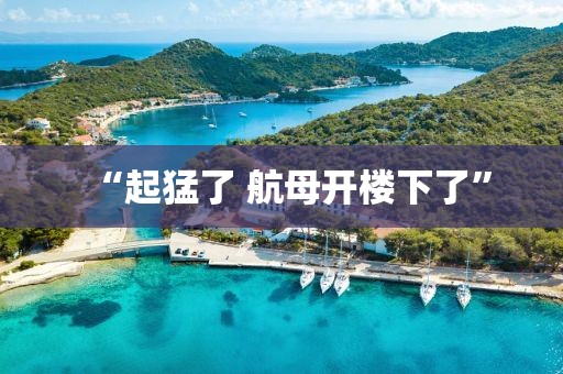 “起猛了 航母开楼下了”