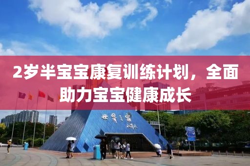 2岁半宝宝康复训练计划，全面助力宝宝健康成长