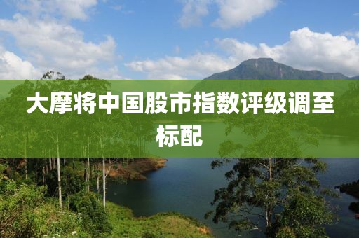 大摩将中国股市指数评级调至标配