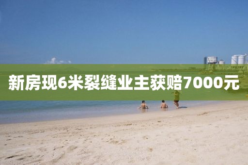 新房现6米裂缝业主获赔7000元