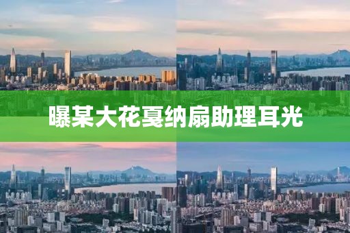 曝某大花戛纳扇助理耳光