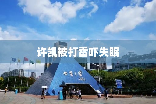 许凯被打雷吓失眠