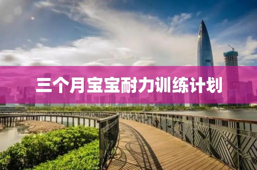 三个月宝宝耐力训练计划
