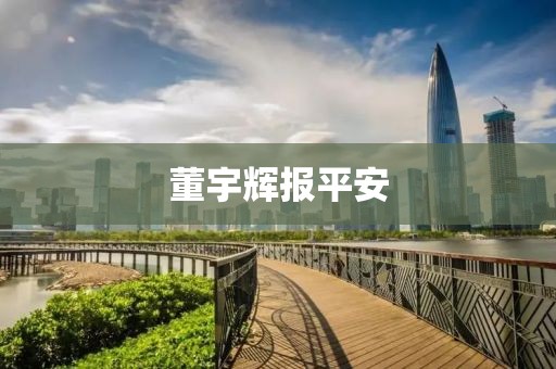 董宇辉报平安