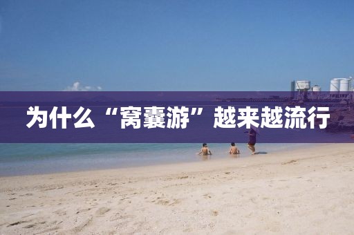 为什么“窝囊游”越来越流行