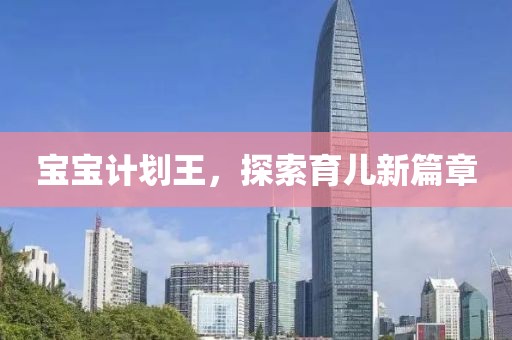 宝宝计划王，探索育儿新篇章