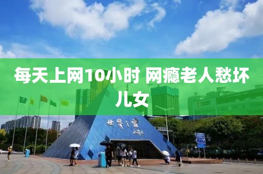 每天上网10小时 网瘾老人愁坏儿女