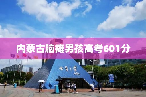 内蒙古脑瘫男孩高考601分