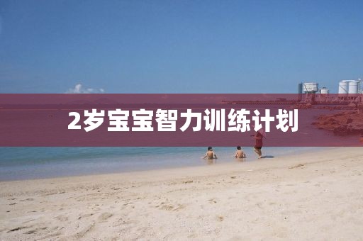 2岁宝宝智力训练计划
