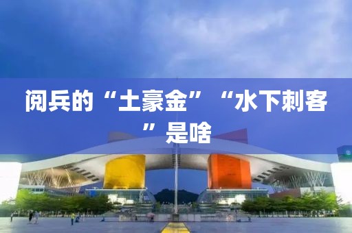 阅兵的“土豪金”“水下刺客”是啥