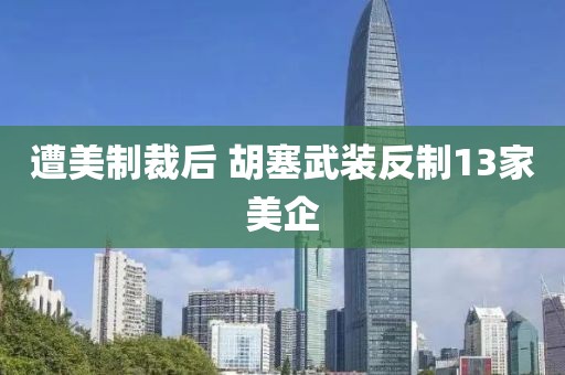 遭美制裁后 胡塞武装反制13家美企