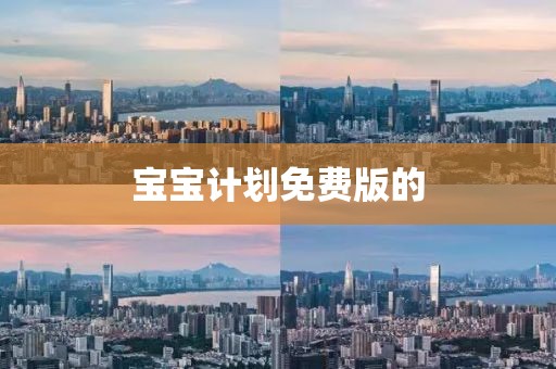 宝宝计划免费版的