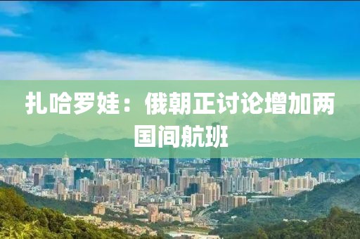 扎哈罗娃：俄朝正讨论增加两国间航班