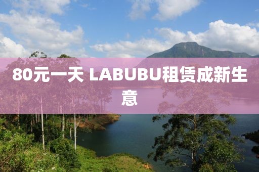 80元一天 LABUBU租赁成新生意