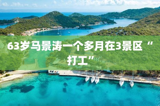 63岁马景涛一个多月在3景区“打工”