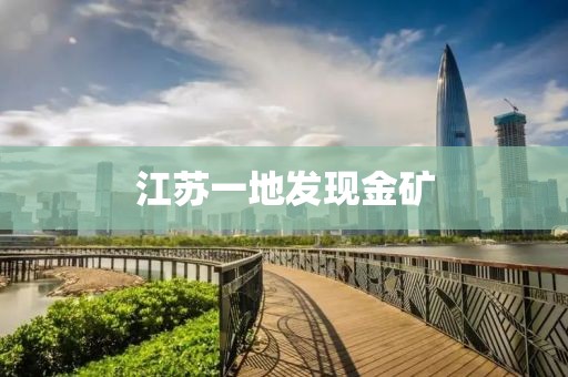 江苏一地发现金矿