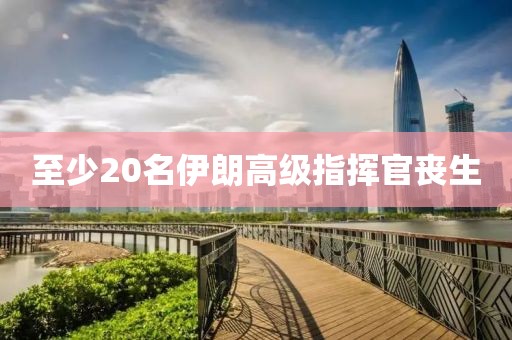 至少20名伊朗高级指挥官丧生