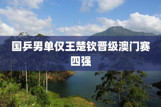 国乒男单仅王楚钦晋级澳门赛四强